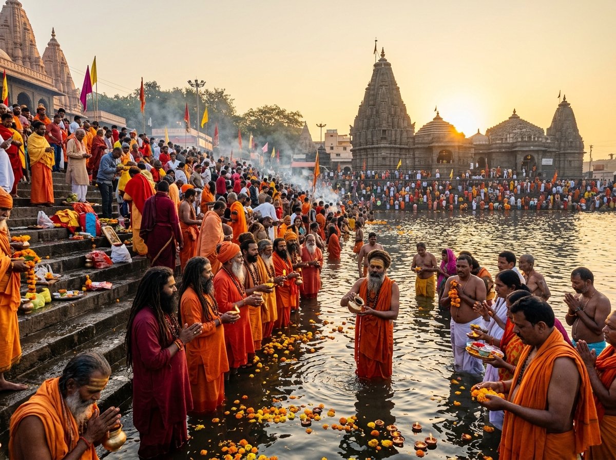 Maha Kumbh Mela Sacred Snan and Devotion at Godavari Ramkund